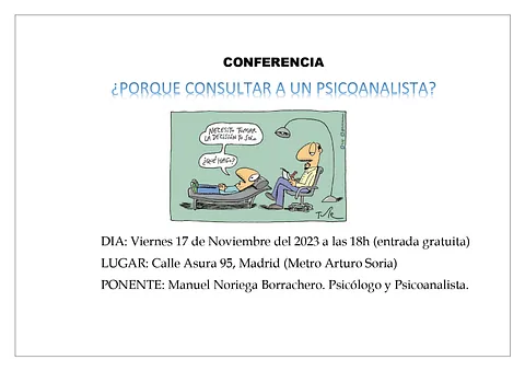 conferencia psicoanálisis